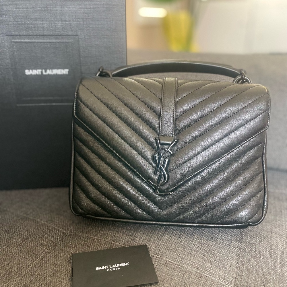 Ysl college bag black small - Picture 8 of 8